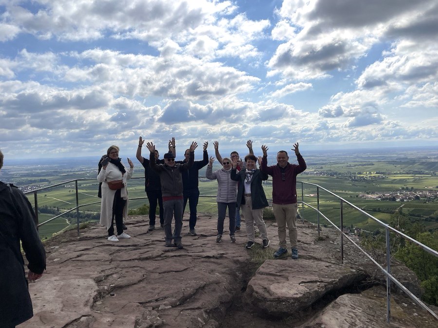 Delegation aus Noyers auf Neukastel