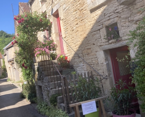 Treppe in Noyers